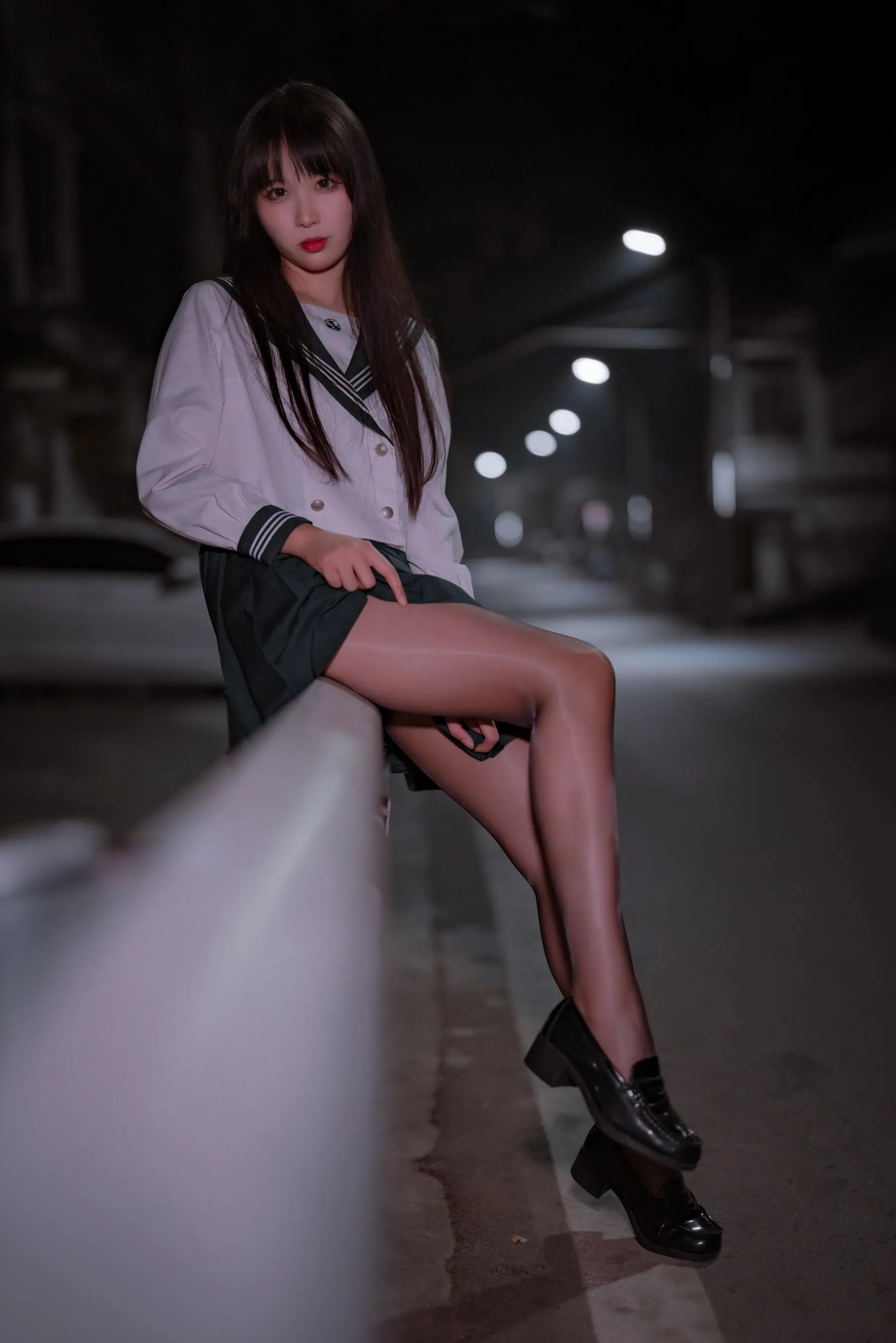 轩萧学姐 – NO.38 公路JK [57P]插图3
